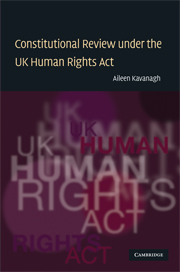Cover Constitutional Review Under The Uk Human Right ACT / Aileen Kavanagh