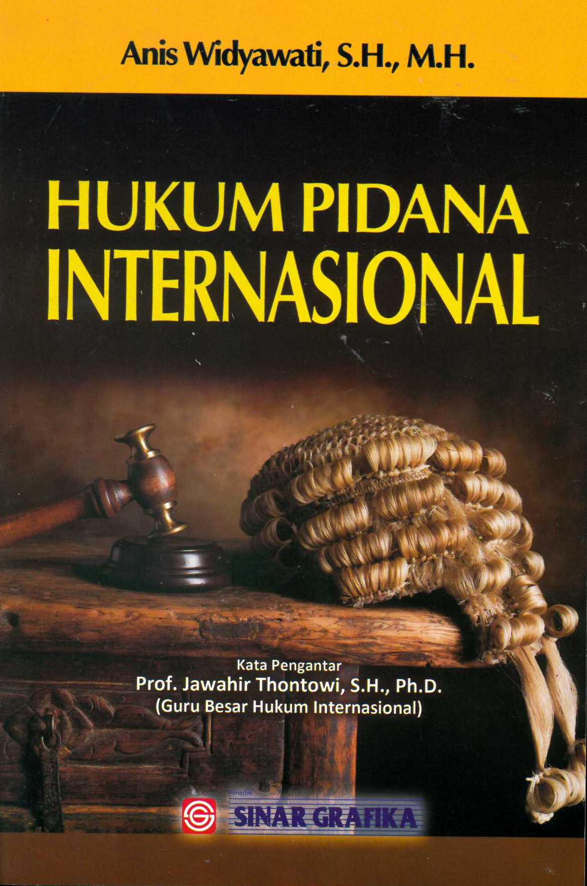 Cover Hukum Pidana Internasional / Anis Widyawati