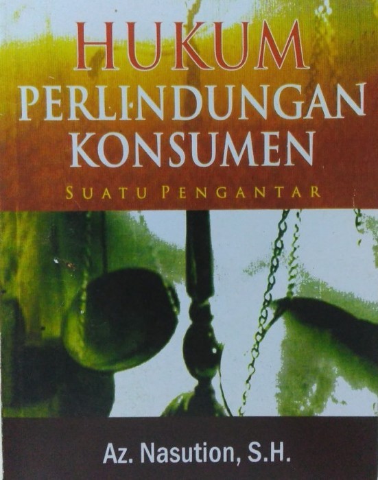 Cover Hukum perlindungan konsumen :  suatu pengantar