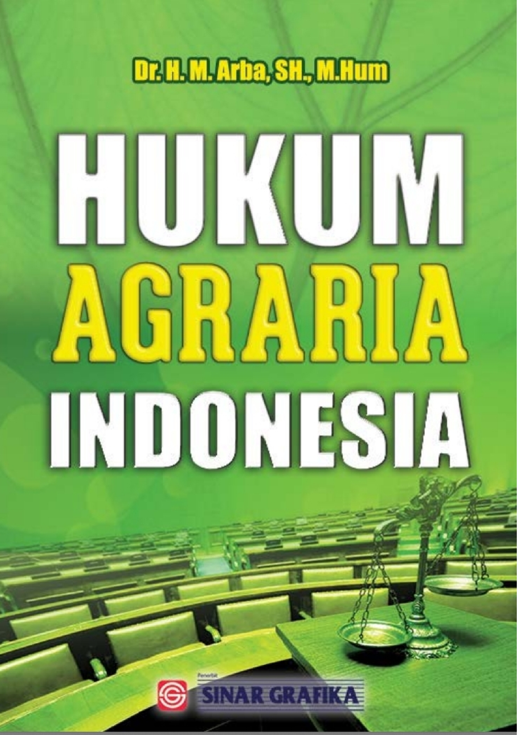 Cover Hukum agraria Indonesia / H.M. Arba