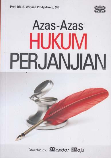 Cover Azas-azas Hukum Perjanjian / Wirjono Prodjodikoro