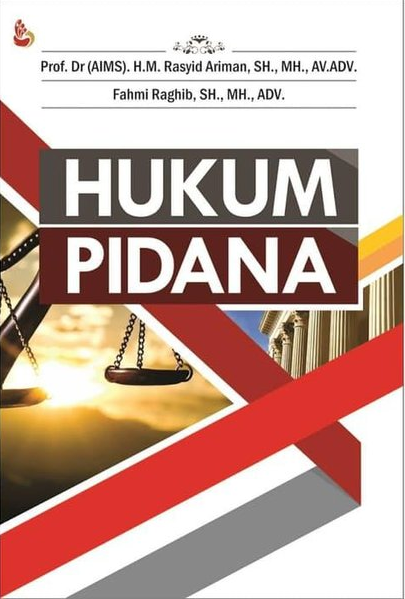 Cover Hukum pidana / Rasyid Ariman