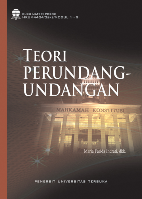 Cover Teori perundang-undangan / Maria Farida Indrarti