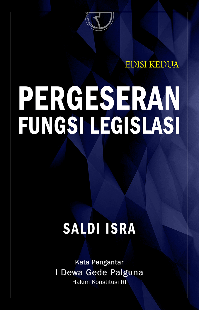 Cover Pergeseran Fungsi Legislasi / Saldi Isra