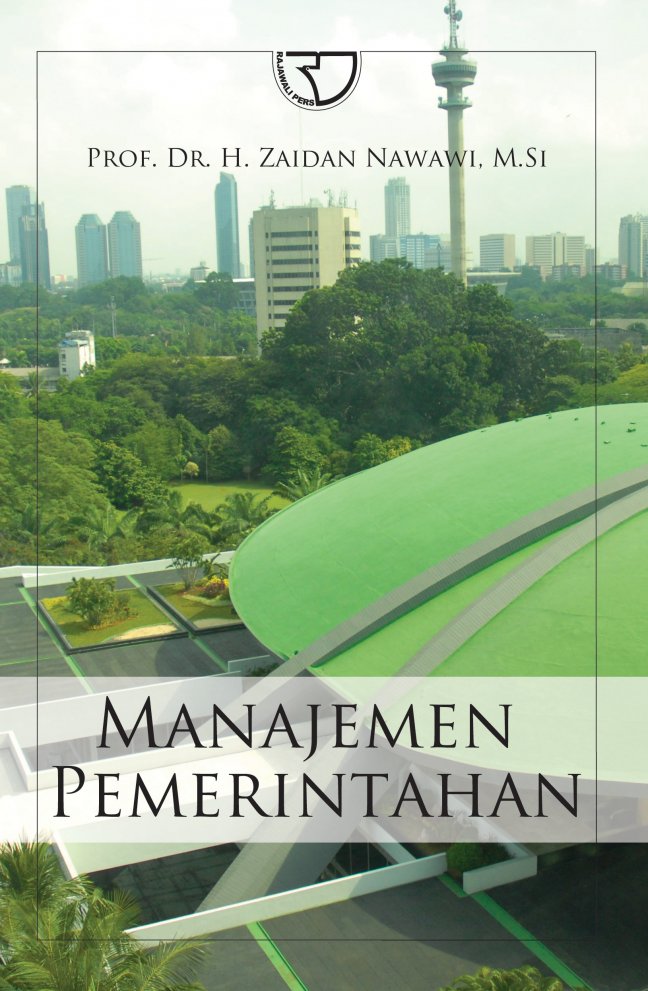 Cover Manajemen pemerintahan / Zaidan Nawawi