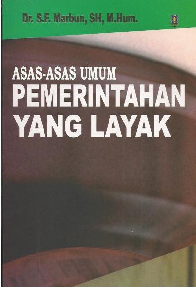 Cover Asas-Asas Umum Pemerintahan yang Layak / Marbun