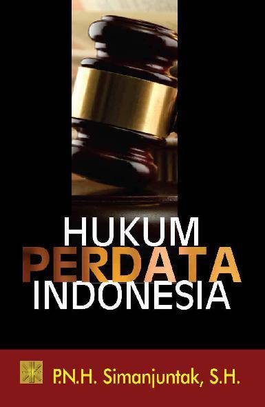 Cover Hukum Perdata Indonesia / P.N.H. Simanjuntak