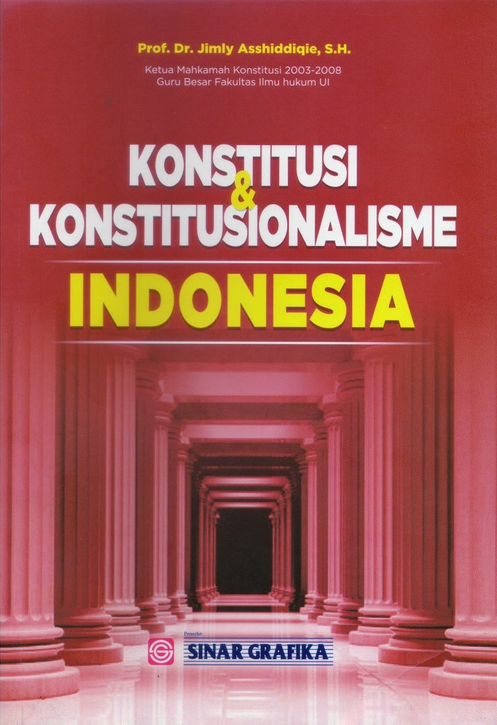 Cover Konstitusi dan konstitusionalisme Indonesia