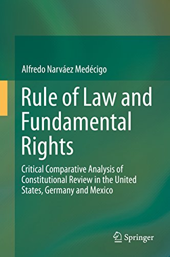 Cover Rule of Law and Fundamental Rights :  Critical Comparative Analysis of Constitutional Review in the United States, Germany and Mexico / Alfredo Narvaez Medecigo