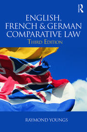 Cover English, French & German comparative law / Raymond Youngs