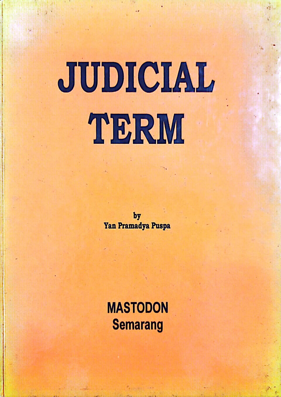 Cover Judicial Term / Yan Pramadya Puspa