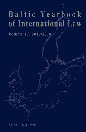 Cover Baltic Yearbook of International Law / Editor: Lauri Malksoo [et.al]