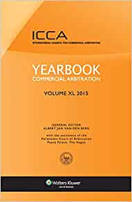Cover Yearbook Commercial Arbitration Vol. XL 2015 / Edited by Albert jan van den Berg