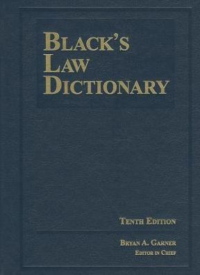Cover Black's Law Dictionary / edited by Brian A. Garner