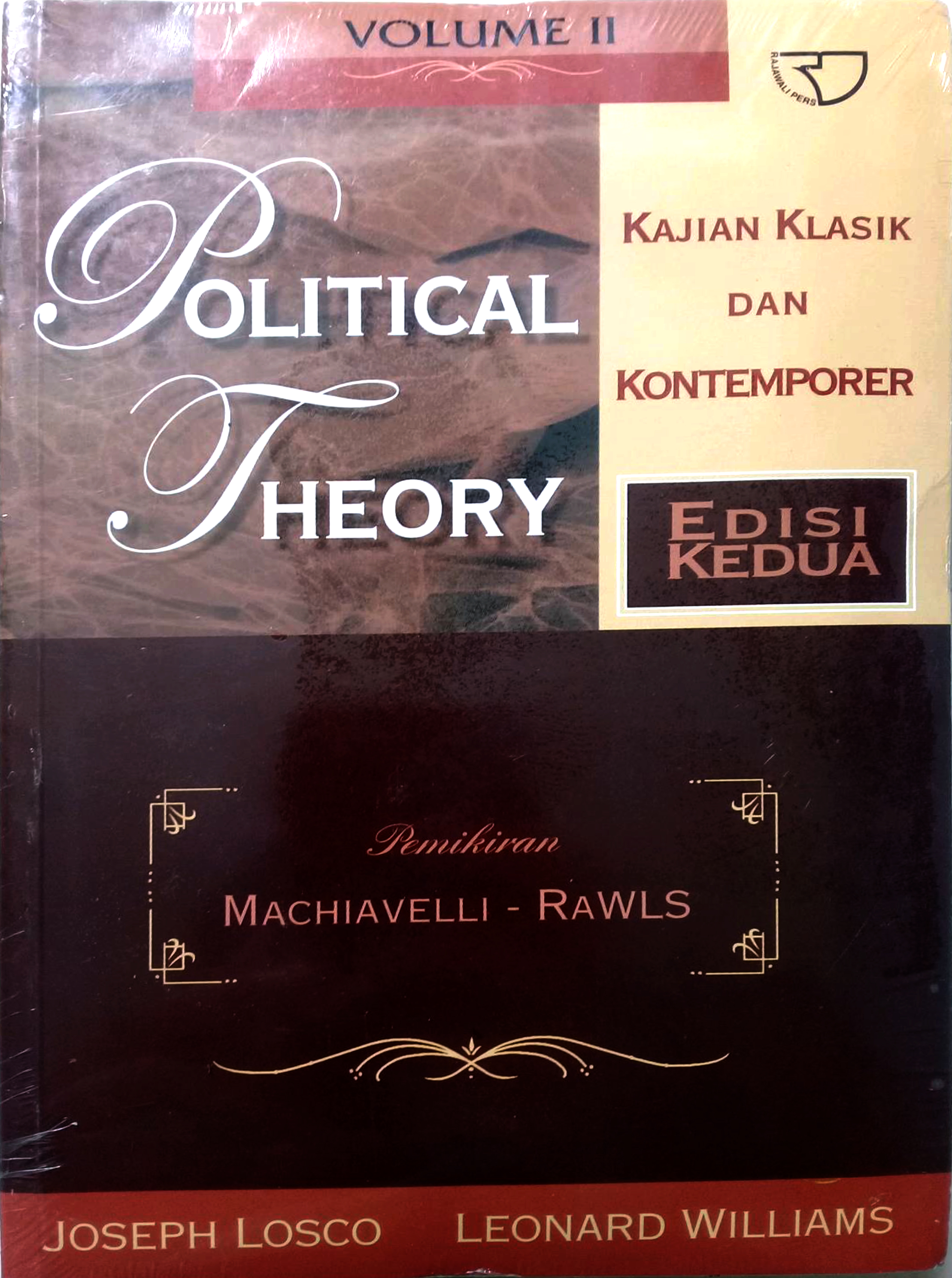 Cover Political Theory Vol. 2 :  Kajian Klasik dan Kontemporer / Joseph Losco, Leonard Williams
