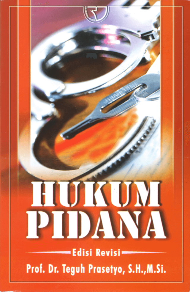 Cover Hukum Pidana / Teguh Prasetyo
