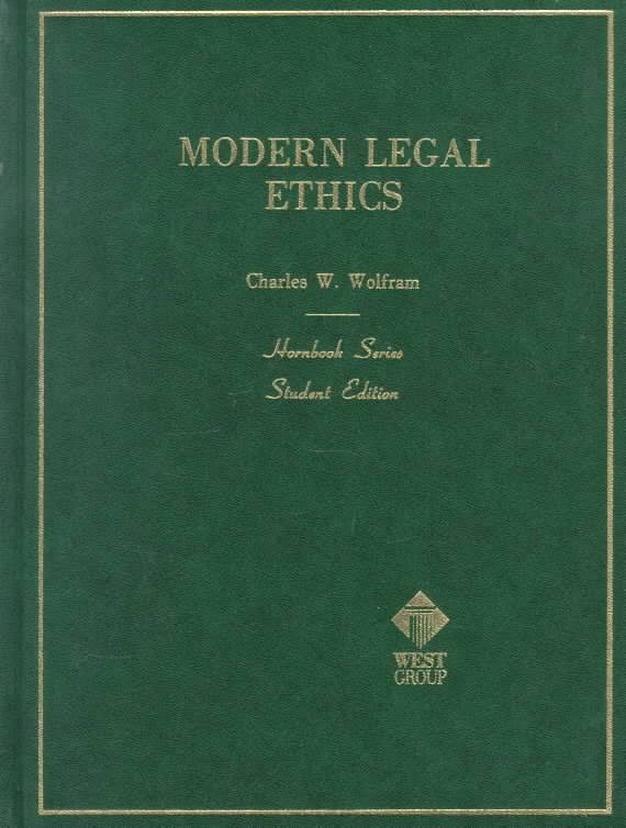 Cover Modern Legal Ethics / Charles W. Wolfram