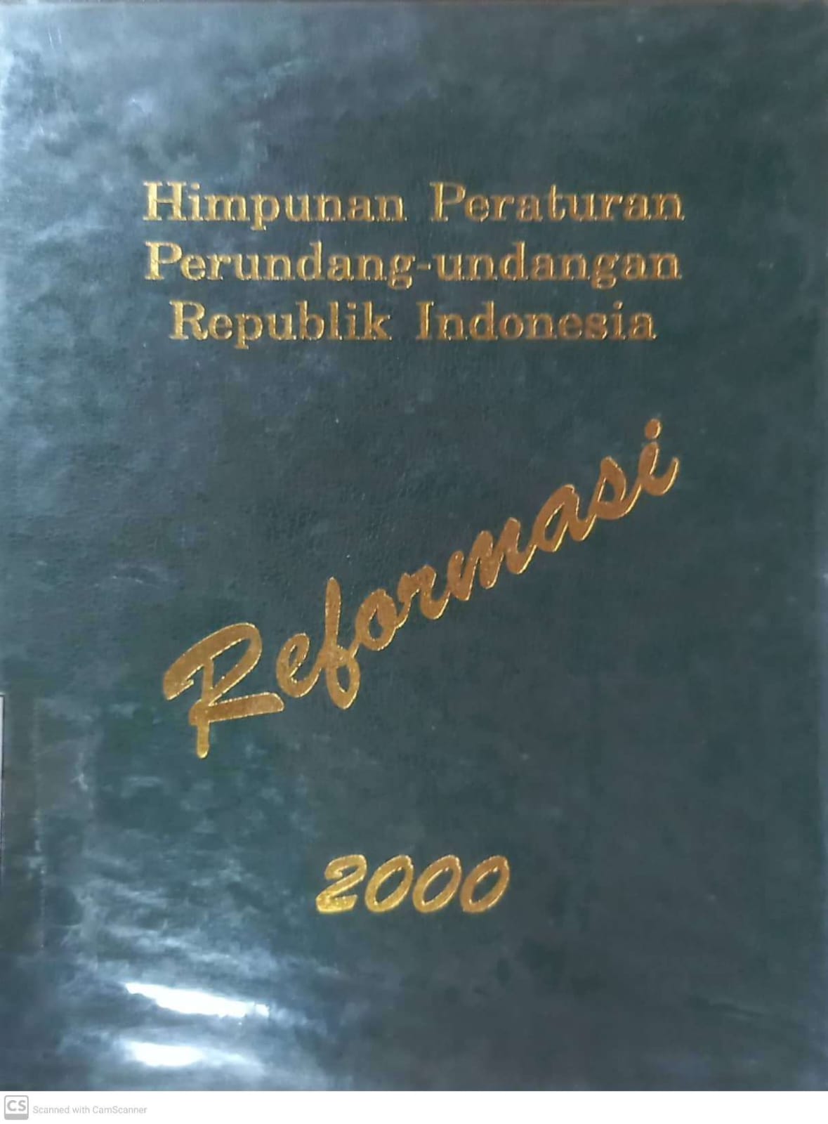 Cover Himpunan Peraturan Perundang-Undangan Republik Indonesia Reformasi 2000