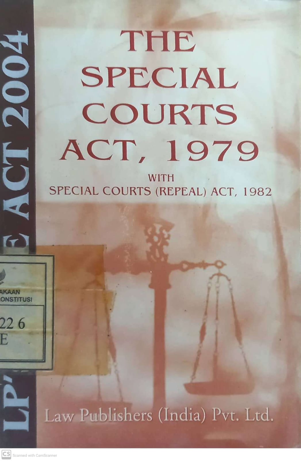 Cover Special Courts Act, 1982