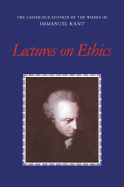 Cover Lectures on Ethics / Immanuel Kant