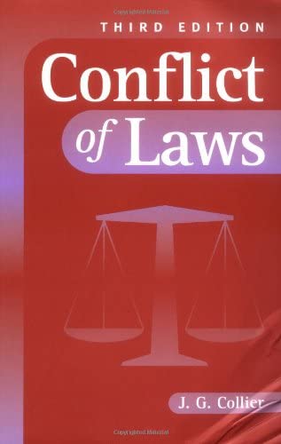 Cover Conflict of Laws / J. G. Collier