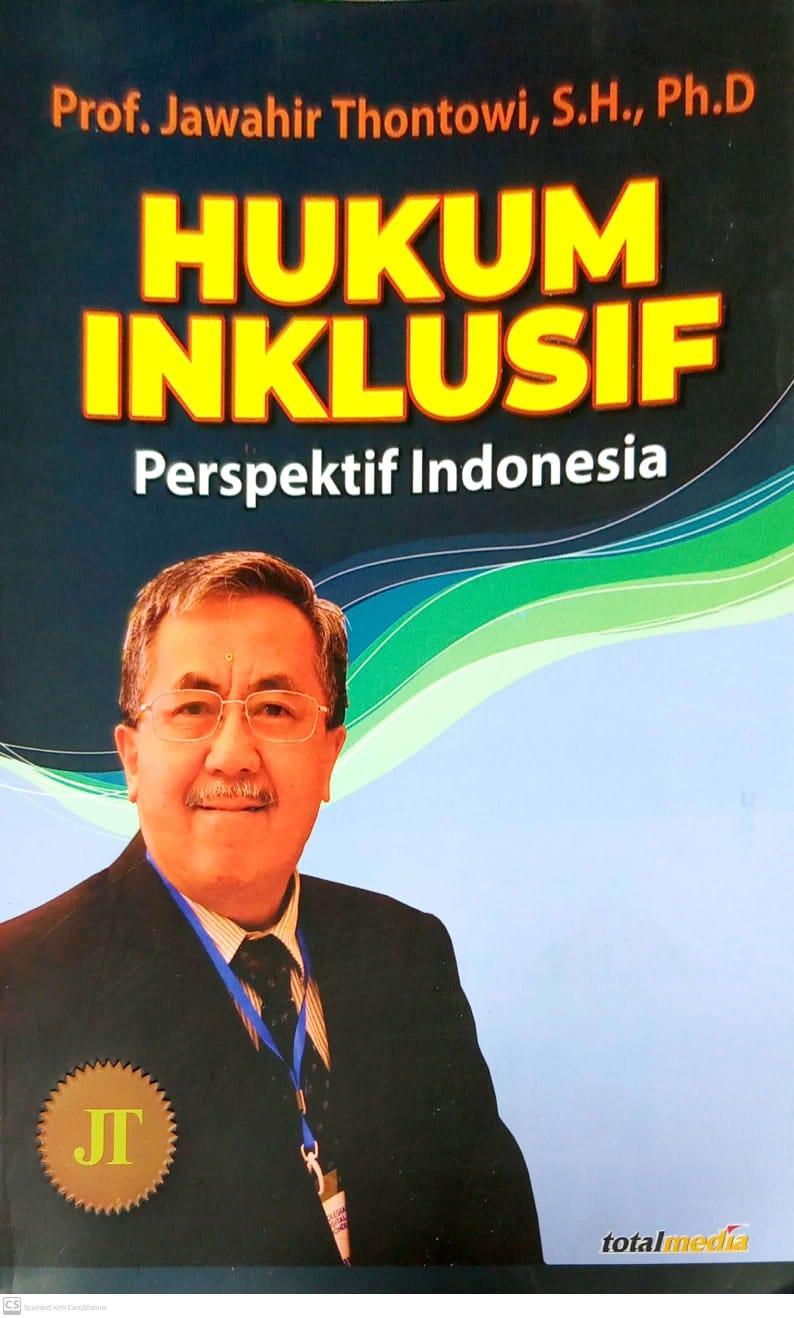 Cover Hukum Inklusif Perspektif Indonesia / Jawahir Thontowi