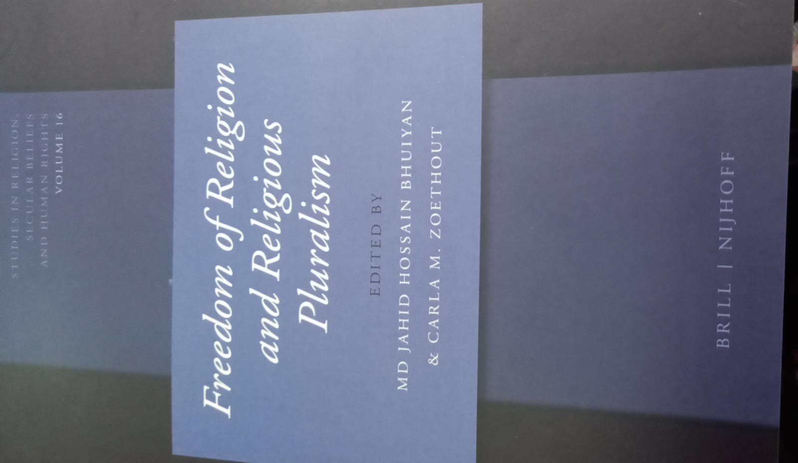 Cover Freedom of religion and religious pluralism / edited by MD Jahid Hossain Bhuiyan