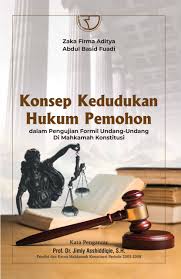 Cover Konsep Kedudukan Hukum Pemohon Dalam Pengujian Formil Undang-Undang di Mahkamah Konstitusi / Zaka Firma Aditya