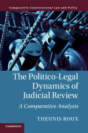 Cover Politico-legal dynamics of judicial review :  a comparative analysis / Theunis Roux