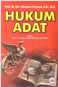Cover Hukum Adat / Abintoro Prakoso