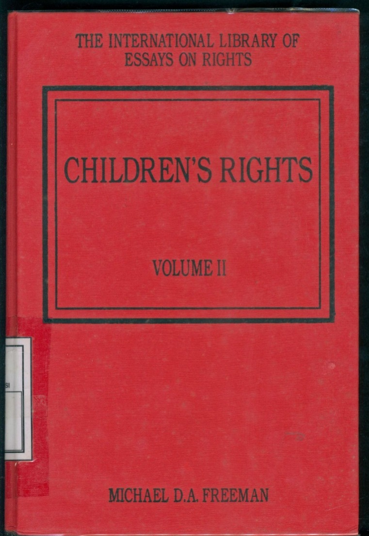 Cover Children's Rights / Edited by Michael D.A. Freeman