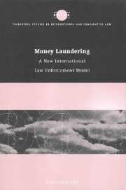 Cover Money Laundering :  A New International Law Enforcement Model / Guy Stessens