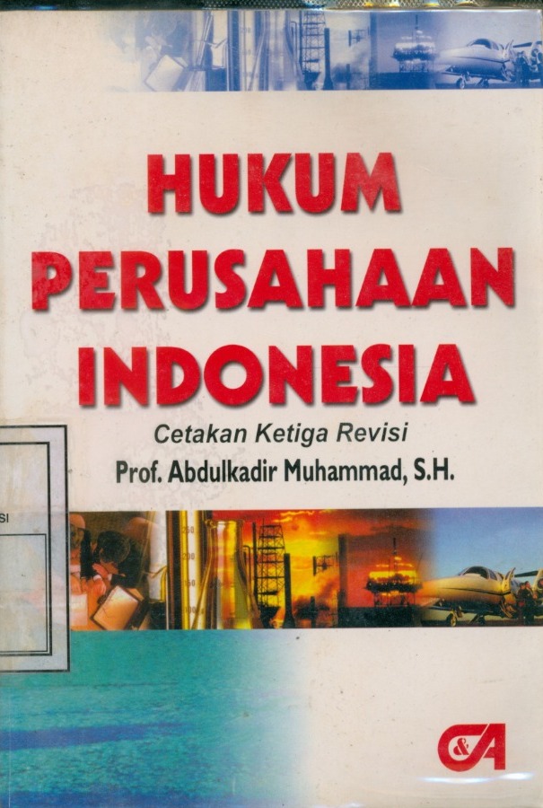 Cover Hukum Perusahaan Indonesia / Adbulkadir Muhammad