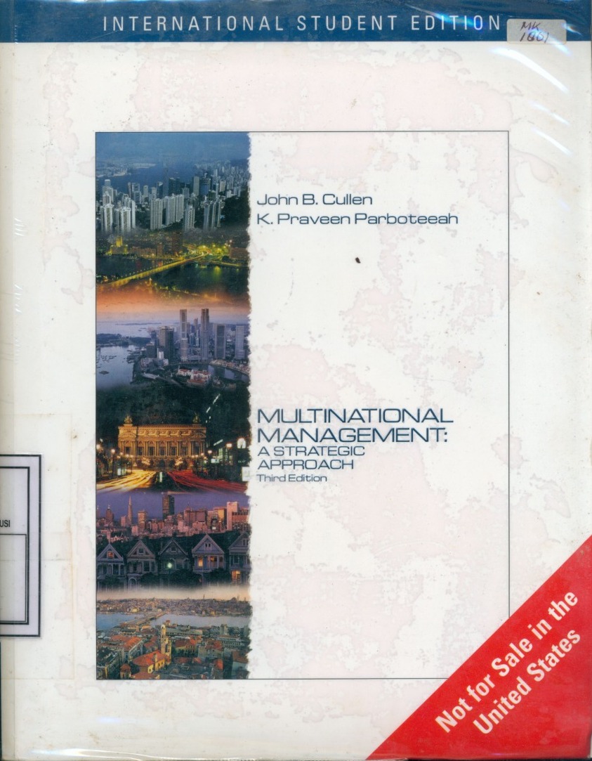 Cover Multinational Management :  A Strategic Approach / John B. Cullen and K. Praveen Parboteeah