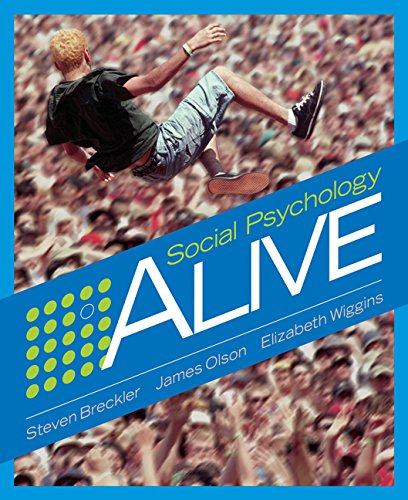 Cover Social Psychology Alive / Steven J. Brekler, James M. Olson, and Elizabeth C. Wiggins