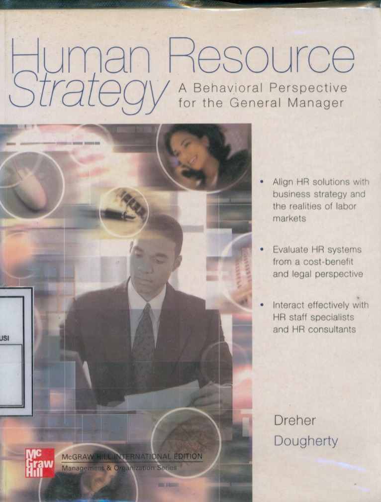 Cover Human Resource Strategy :  A Behavioral Perspective for the General Manager / George F. Dreher and Thomas W. Dougherty