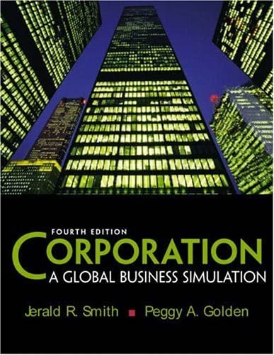 Cover Corporation :  A Global Business Simulation / Jerald R. Smith