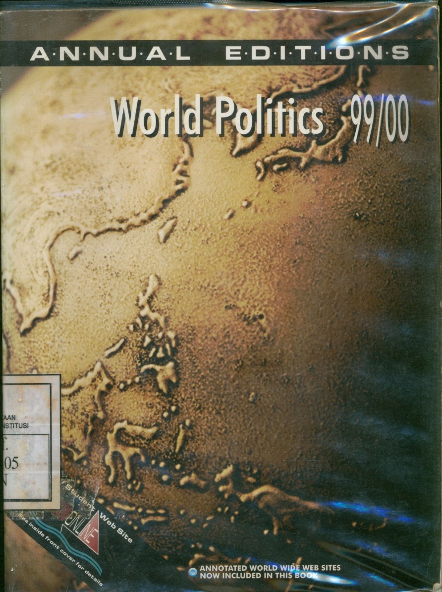 Cover Annual Editions : world Politics 99/00