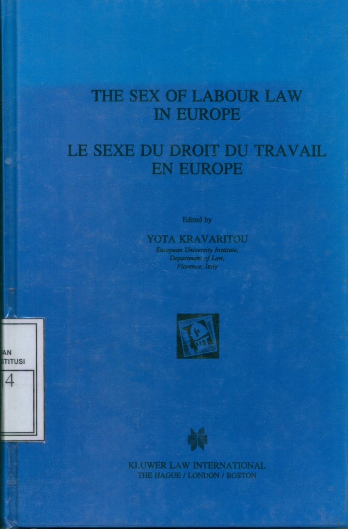 Cover Sex of Labour Law in Europe / Kravaritou, Yota (Edited)