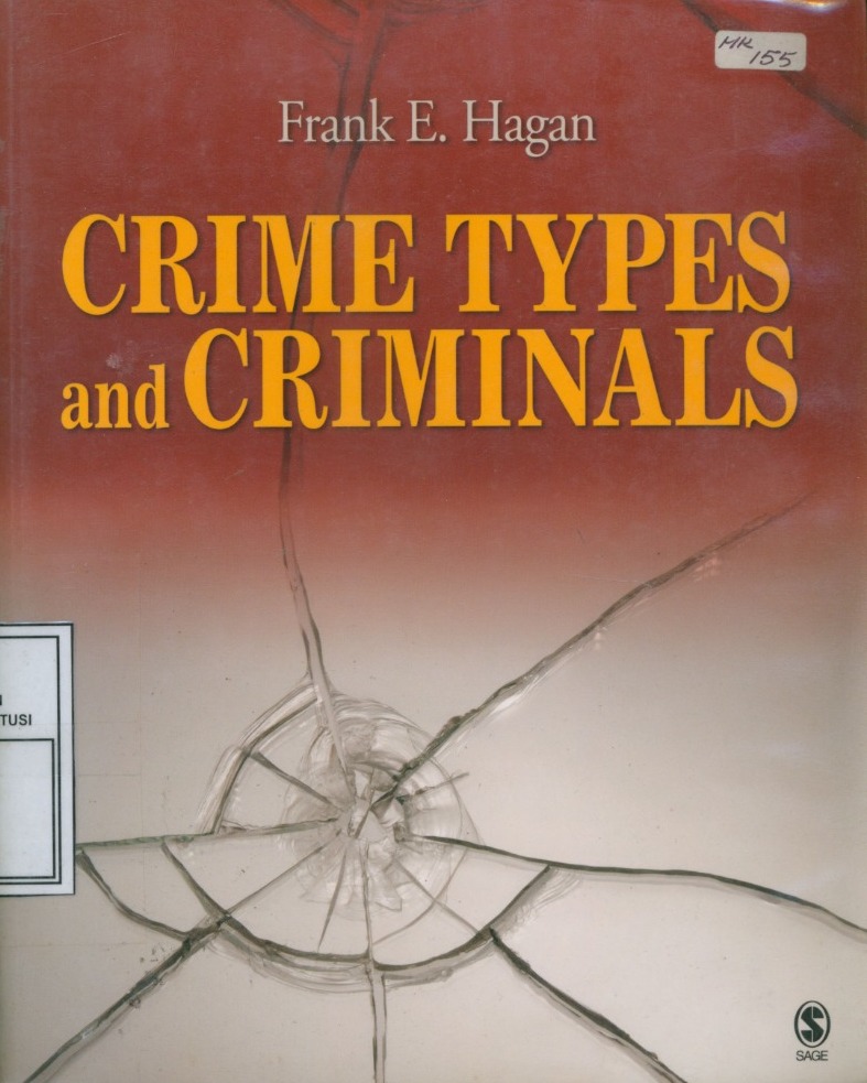 Cover Crime Types and Criminals / Frank E. Hagan