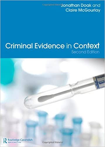 Cover Criminal Evidence in Context / Jonathan Doak
