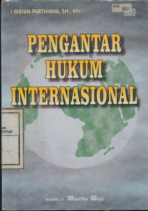 Cover Pengantar Hukum Internasional