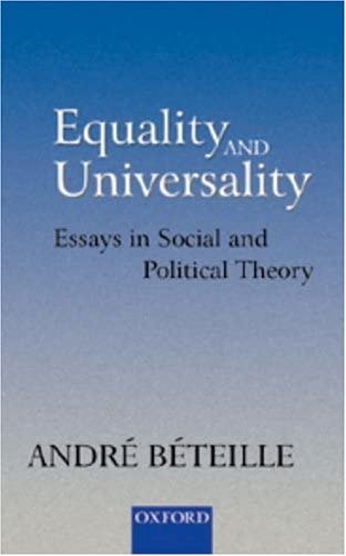 Cover Equality and University :  Essays in Social And Political Theory / Andre Beteille