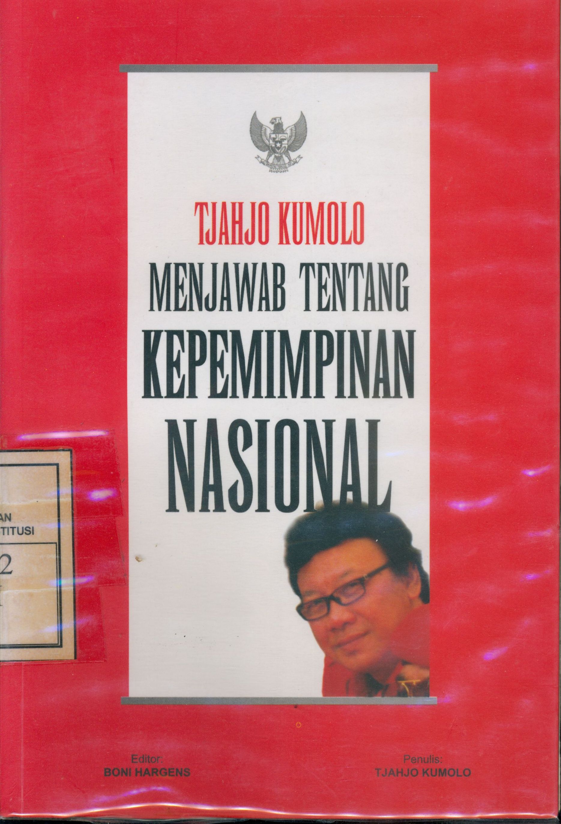 Cover Menjawab Tentang Kepemimpinan Nasional / Tjahyo Kumolo