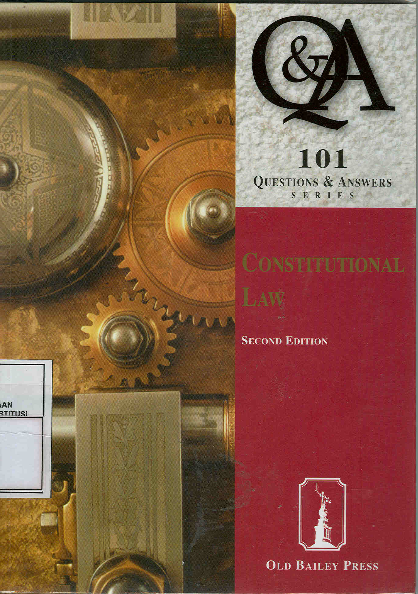Cover Constitutional Law :  101 Question & Answers Series / Old Bailey Press