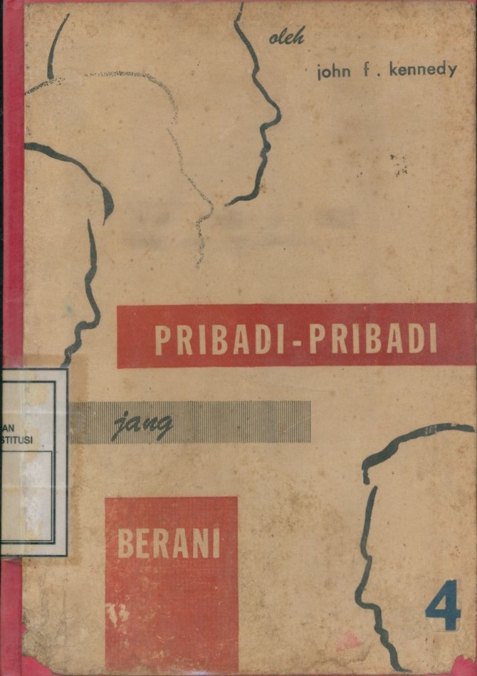 Cover Pribadi-pribadi jang Berani (Profiles in Courage) / John F. Kennedy