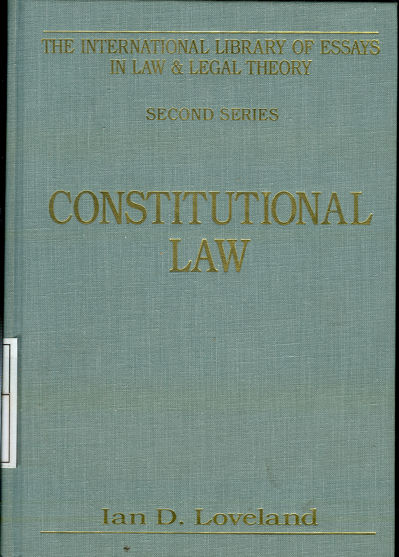 Cover Constitutional Law / Loveland Ian D.