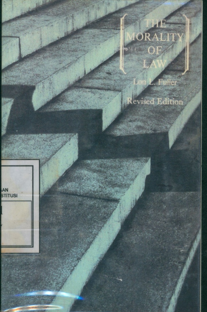 Cover Morality of Law / Lon L. Fuller