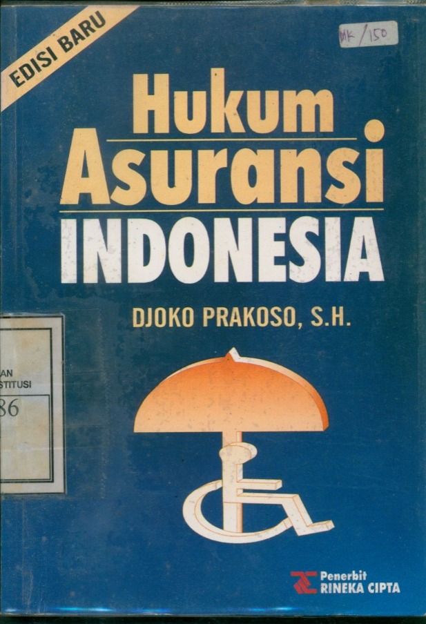 Cover Hukum Asuransi Indonesia / Djoko Prakoso