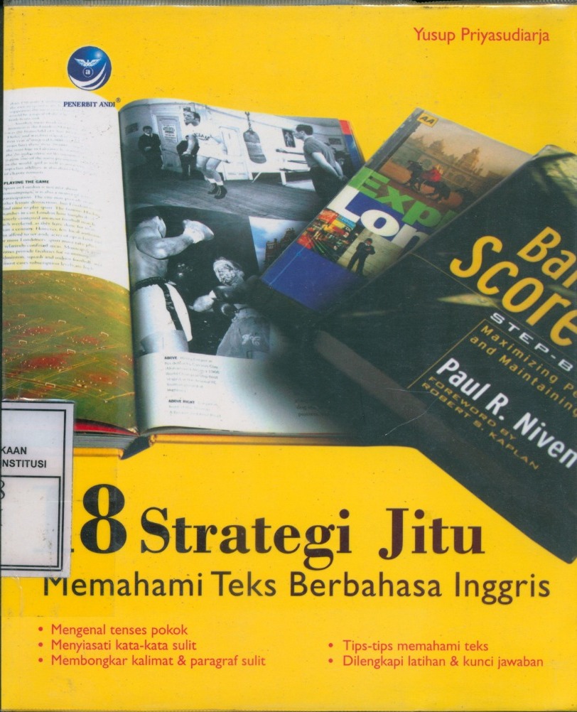 Cover 18 Strategi jitu memahami teks berbahasa inggris